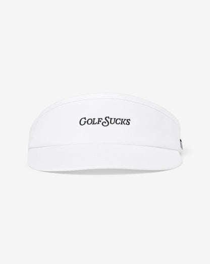 TravisMathew | Golf Sucks Visor - White