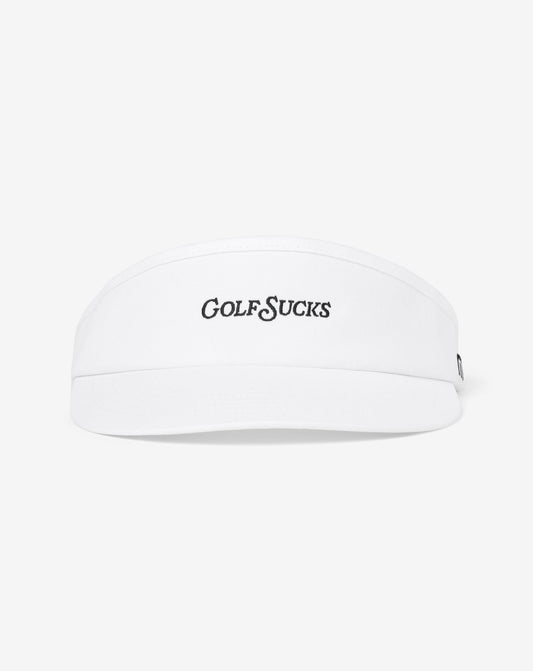 TravisMathew | Golf Sucks Visor - White