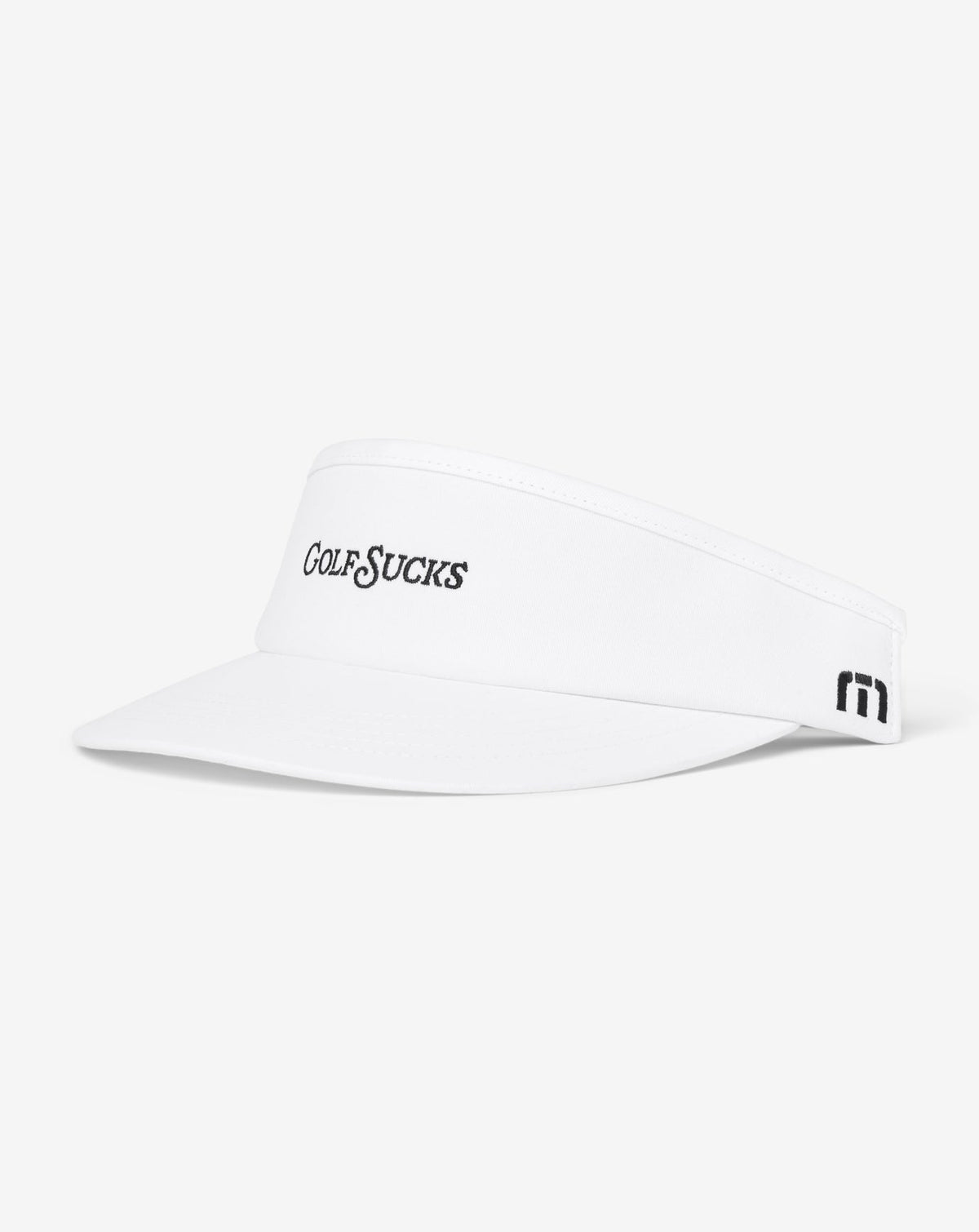 TravisMathew | Golf Sucks Visor - White