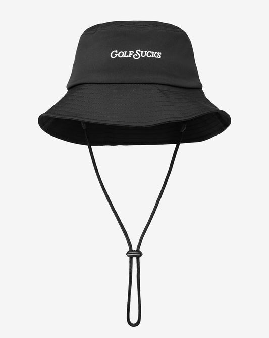 TravisMathew | Golf Sucks Bucket Hat - Black