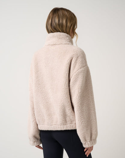 TravisMathew | Clubside Sherpa Jacket - Brazilian Sand