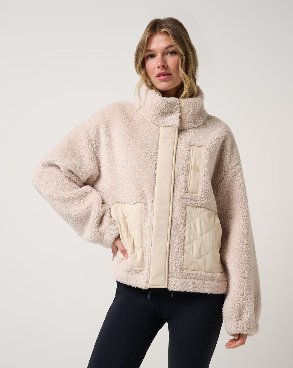 TravisMathew | Clubside Sherpa Jacket - Brazilian Sand