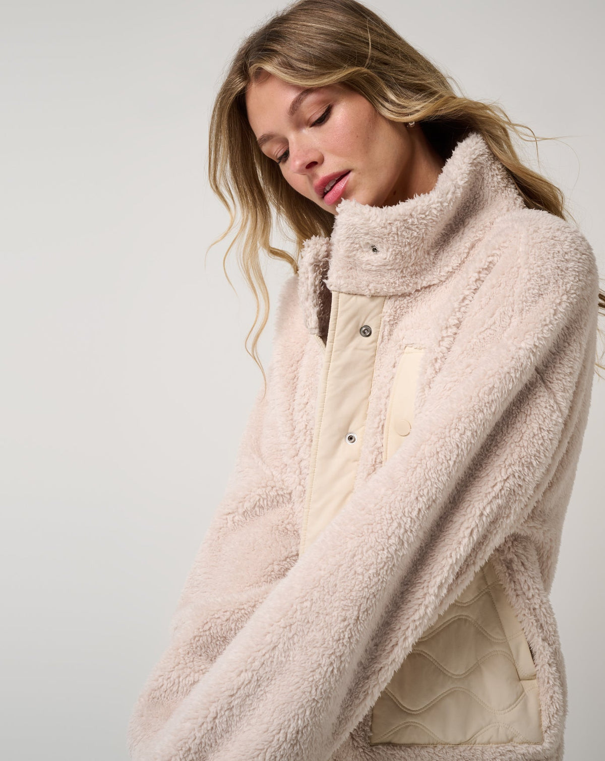 TravisMathew | Clubside Sherpa Jacket - Brazilian Sand