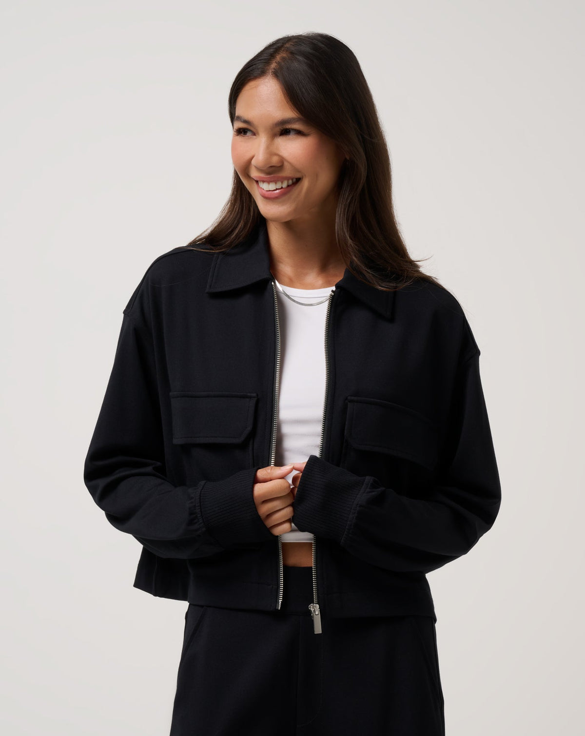 TravisMathew | Friday Doubleknit Utility Jacket - Black