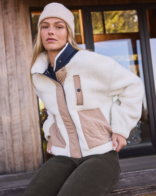 TravisMathew | Artful Sherpa Jacket - Snow White