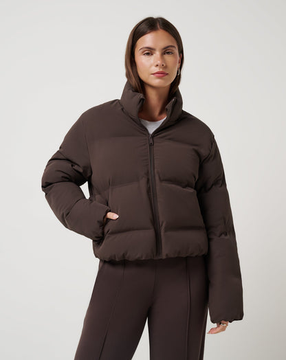 TravisMathew | Moontide Bonded Puffer Jacket - Coffee Grounds