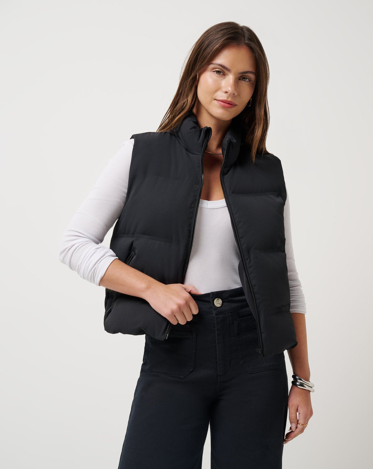 TravisMathew | Moontide Bonded Puffer Vest - Black