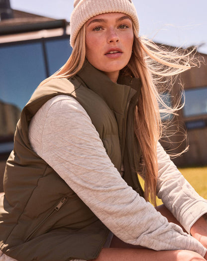 TravisMathew | Moontide Bonded Puffer Vest - Grape Leaf