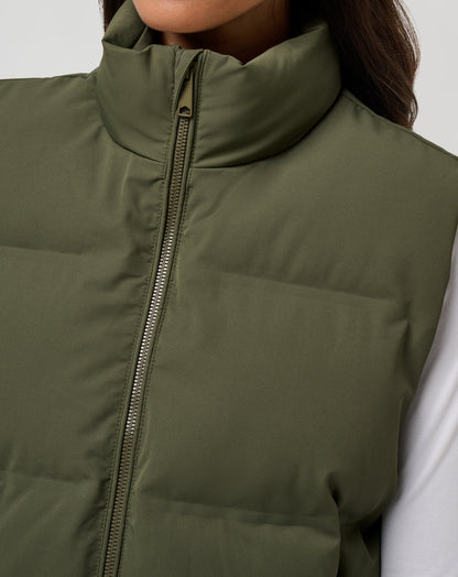 TravisMathew | Moontide Bonded Puffer Vest - Grape Leaf