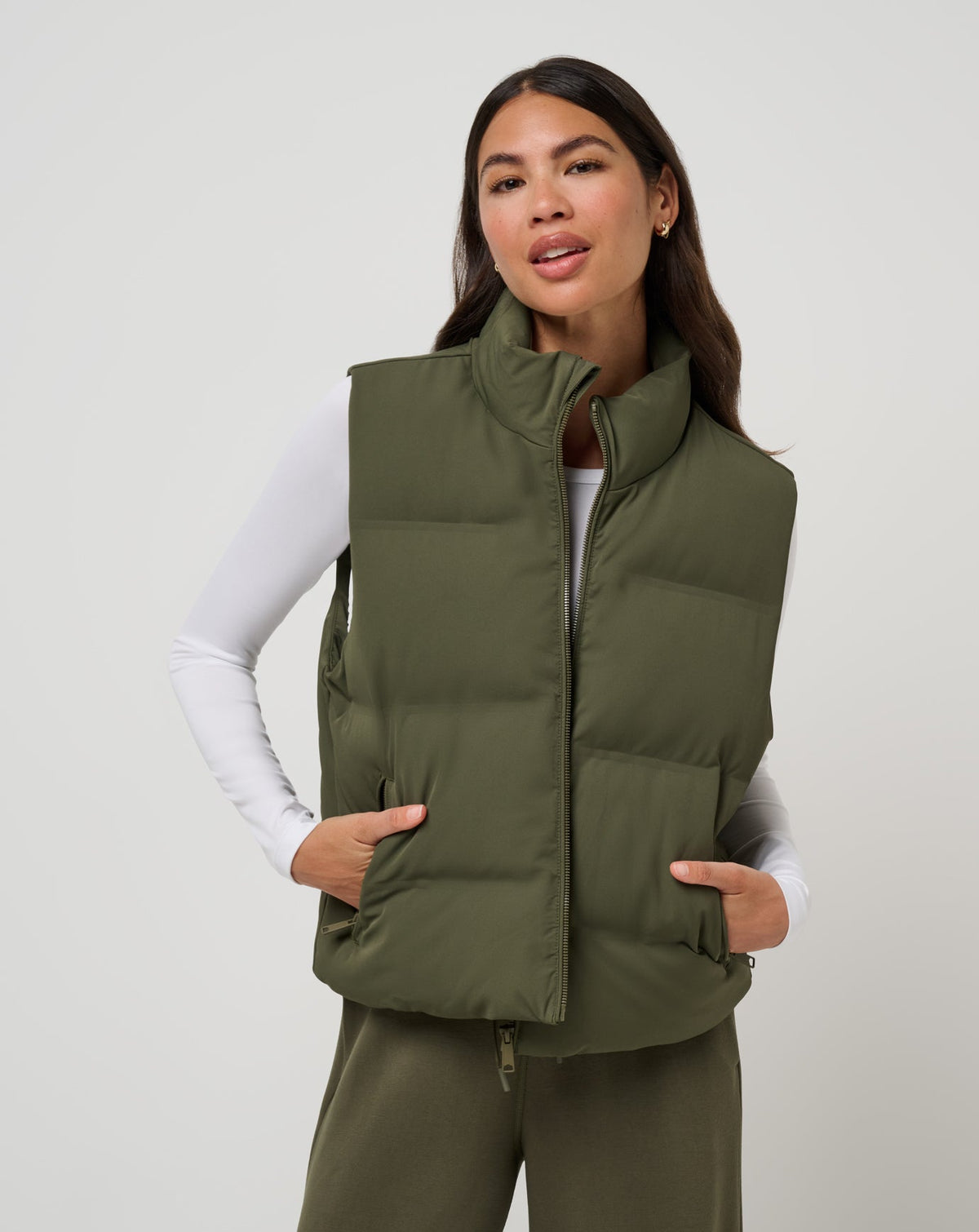 TravisMathew | Moontide Bonded Puffer Vest - Grape Leaf