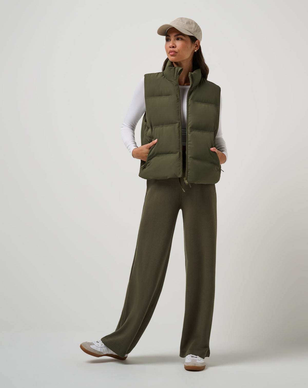 TravisMathew | Moontide Bonded Puffer Vest - Grape Leaf
