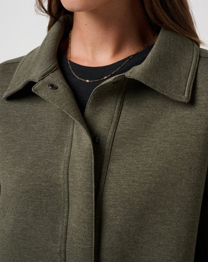 TravisMathew | Cloudscape Button Down - Heather Grape Leaf