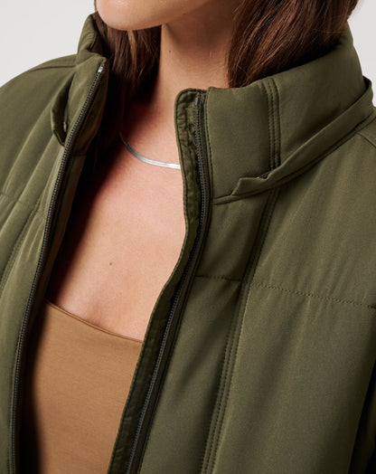 TravisMathew | Mont Blanc Hood Puffer - Grape Leaf