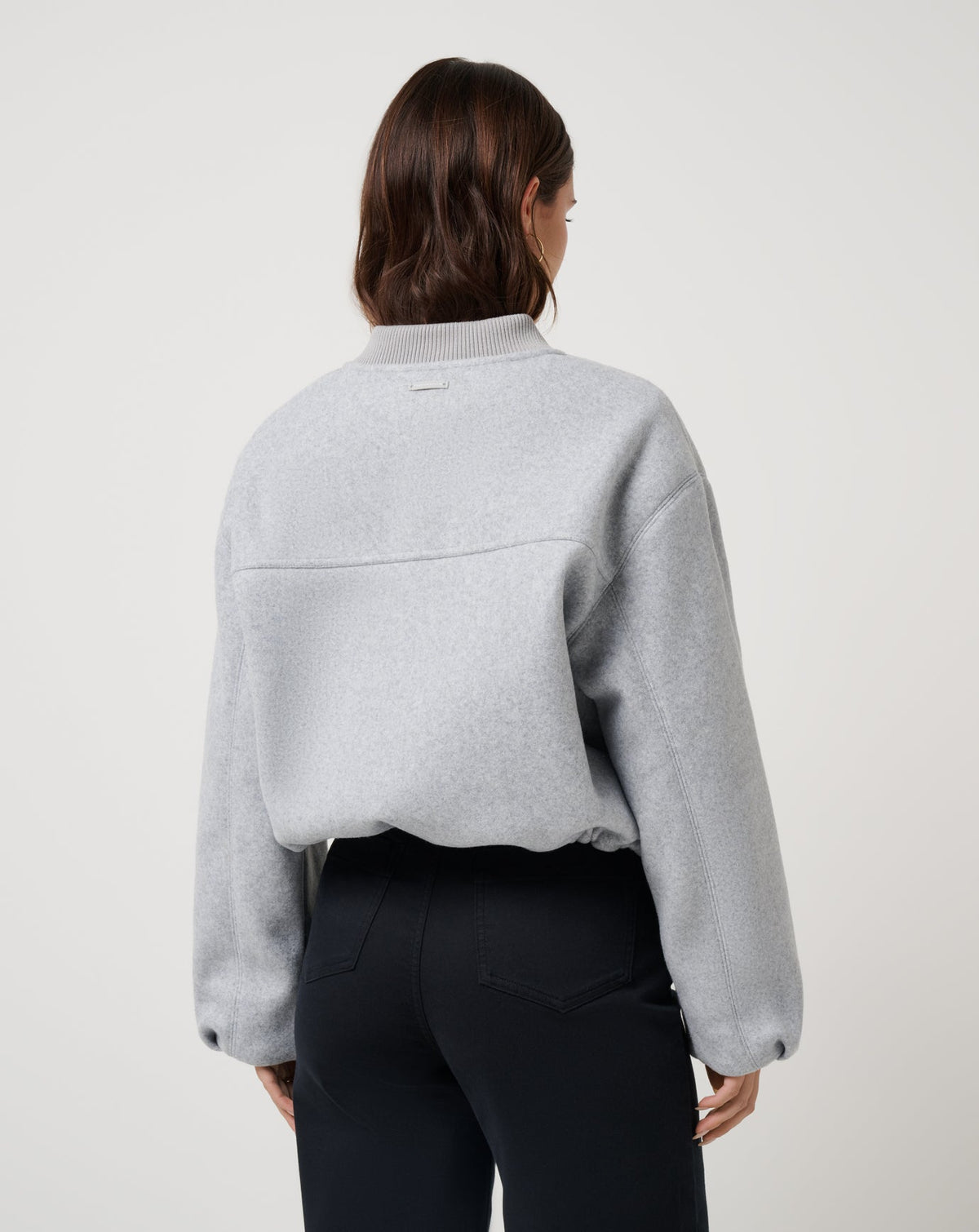 TravisMathew | Rustic Retreat Bomber - Heather Light Grey