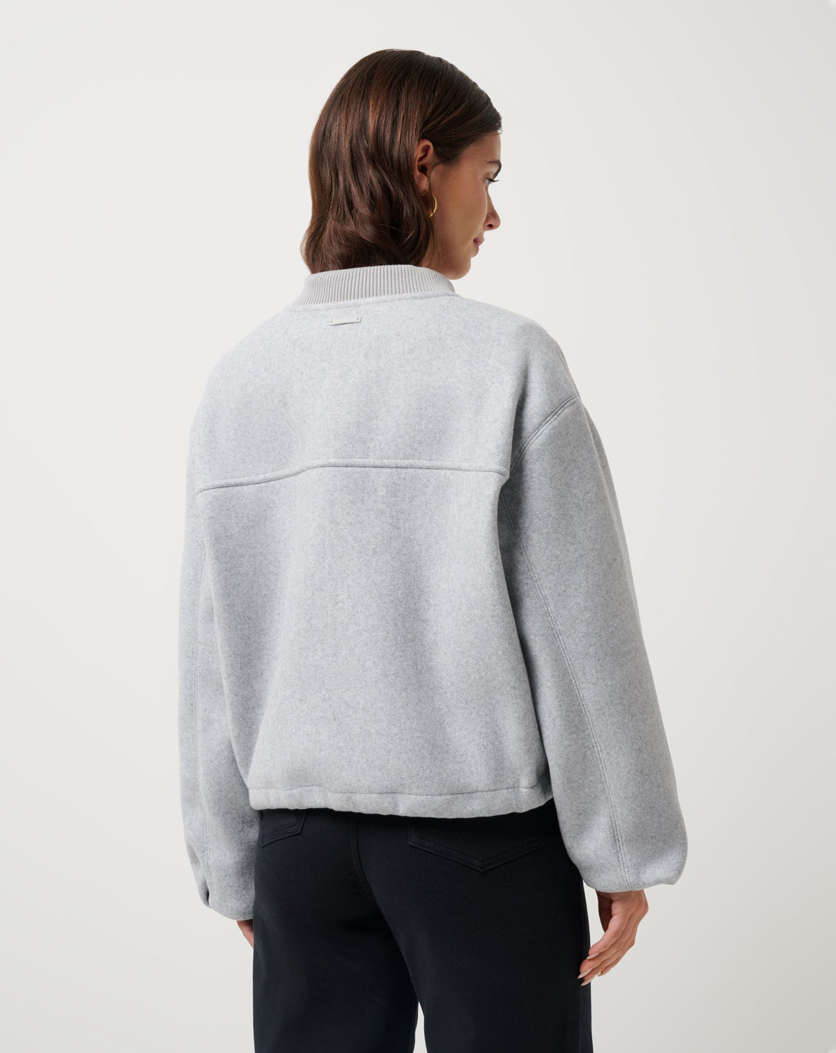 TravisMathew | Rustic Retreat Bomber - Heather Light Grey