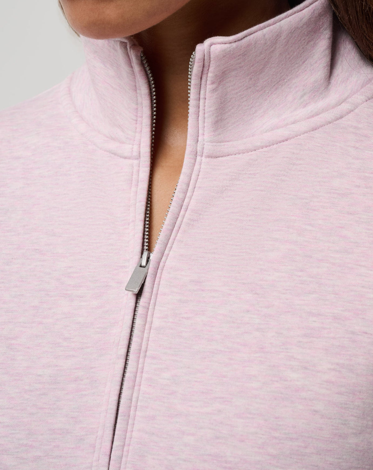 TravisMathew | Cloud Fleece Half Zip 2.0 - Heather Violet Ice