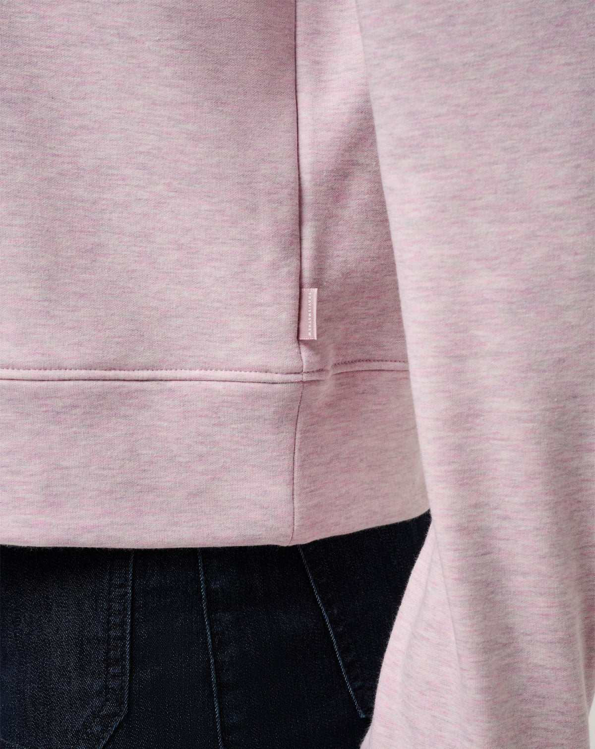 TravisMathew | Cloud Fleece Half Zip 2.0 - Heather Violet Ice
