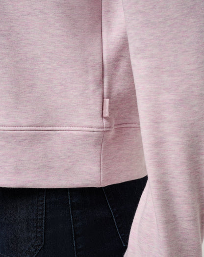 TravisMathew | Cloud Fleece Half Zip 2.0 - Heather Violet Ice