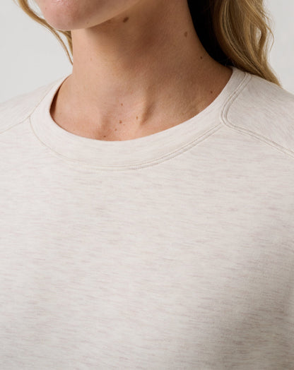 TravisMathew | Skyloft Soft Crew - Heather Brazillian Sand