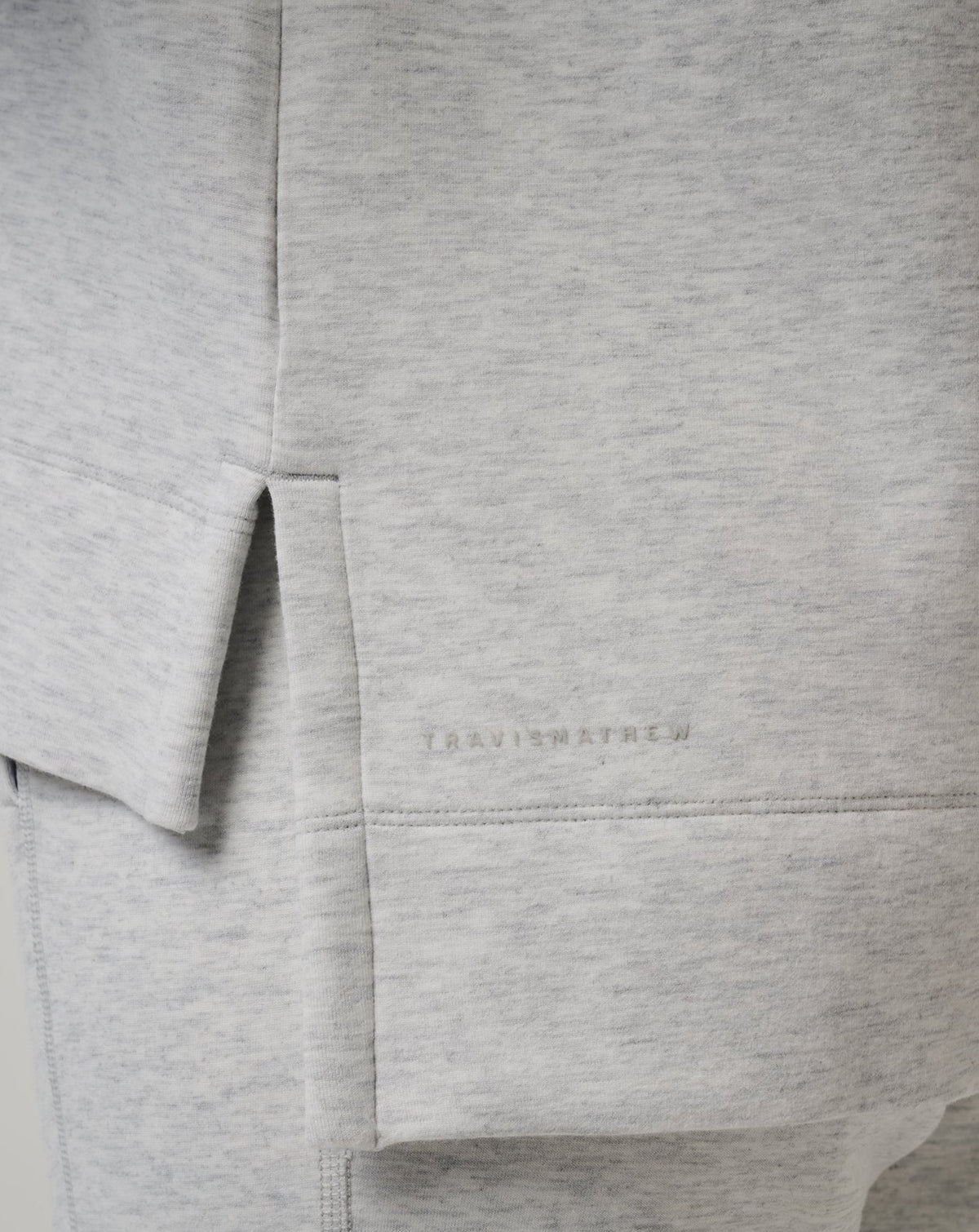 TravisMathew | Skyloft Soft Crew - Heather Light Grey