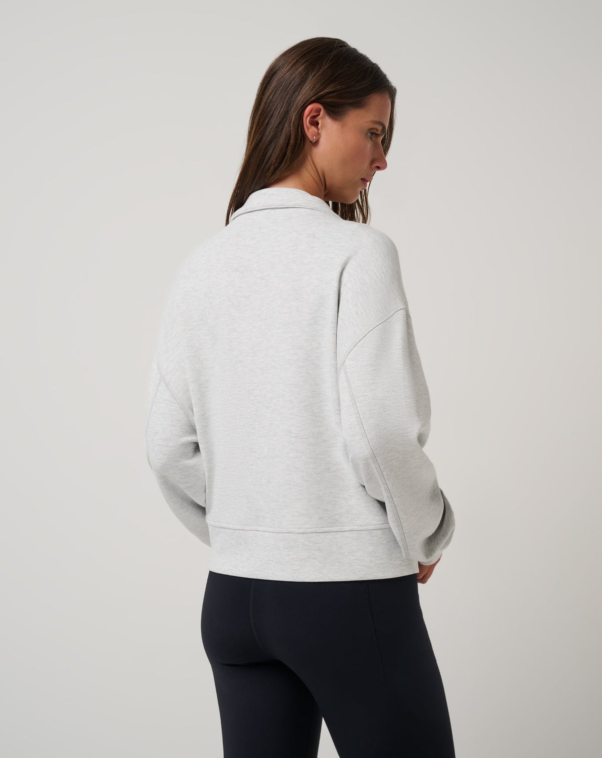 TravisMathew | Skyloft Soft Half Zip 2.0 - Heather Light Grey