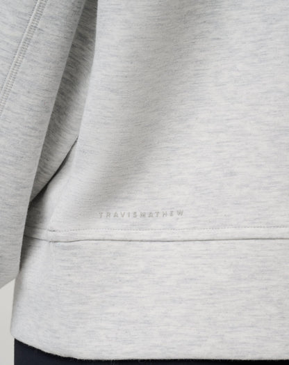 TravisMathew | Skyloft Soft Half Zip 2.0 - Heather Light Grey
