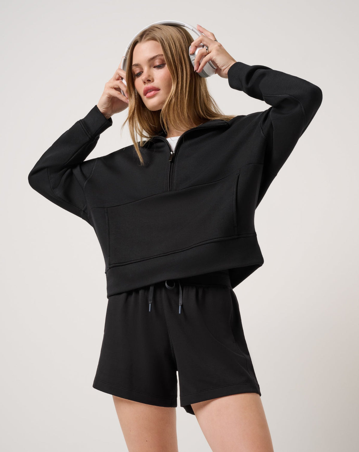 TravisMathew | Skyloft Soft Half Zip 2.0 - Black
