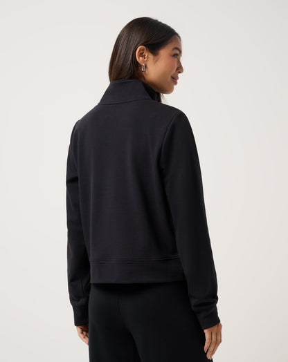 TravisMathew | Cloud Fleece Half Zip 2.0 - Black