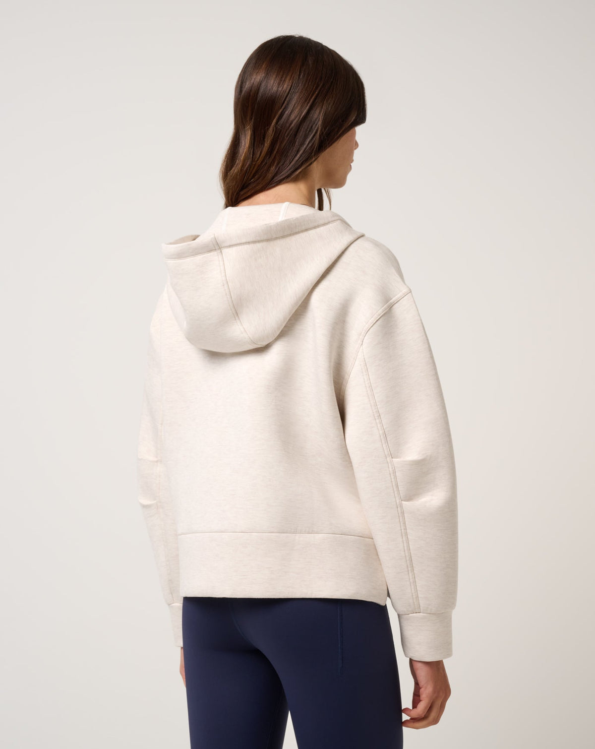 TravisMathew | Cloudscape Zip Hood - Heather Brazillian Sand