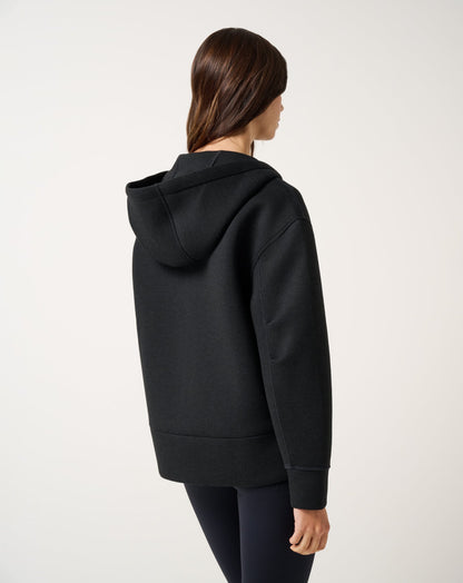 TravisMathew | Cloudscape Zip Hood - Heather Black