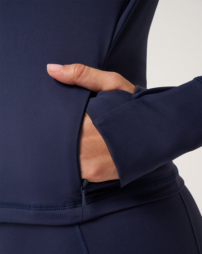 TravisMathew | Moveknit Full Zip 2.0 - Navy Blazer