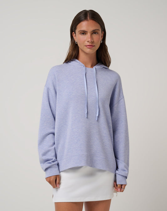 TravisMathew | Skyloft Soft Hoodie - Heather Soft Blue