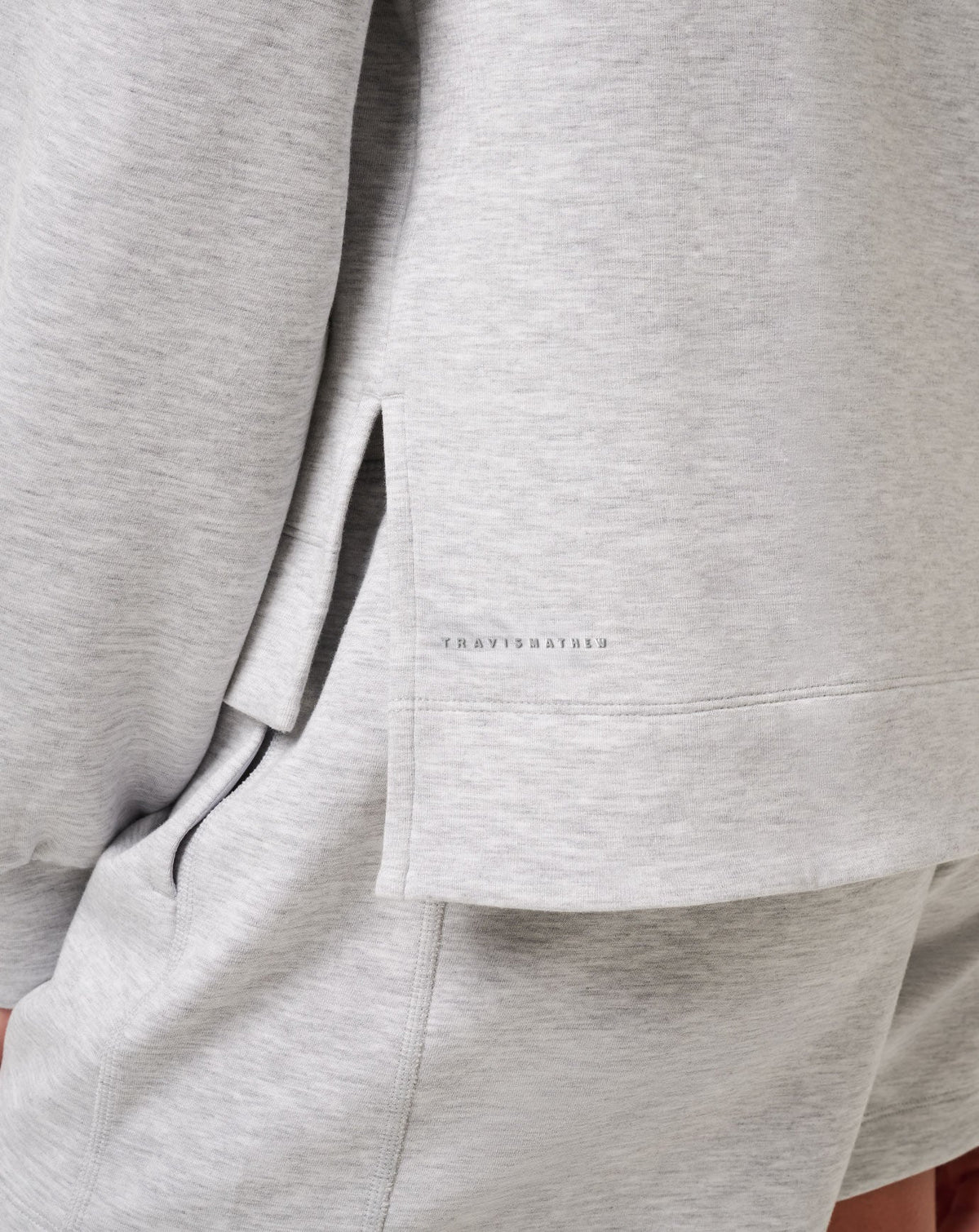 TravisMathew | Skyloft Soft Hoodie - Heather Light Grey