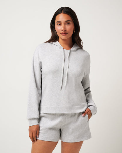 TravisMathew | Skyloft Soft Hoodie - Heather Light Grey