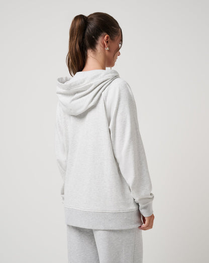 TravisMathew | Off Script 2.0 Cloud Full Zip Hoodie - Heather Light Grey