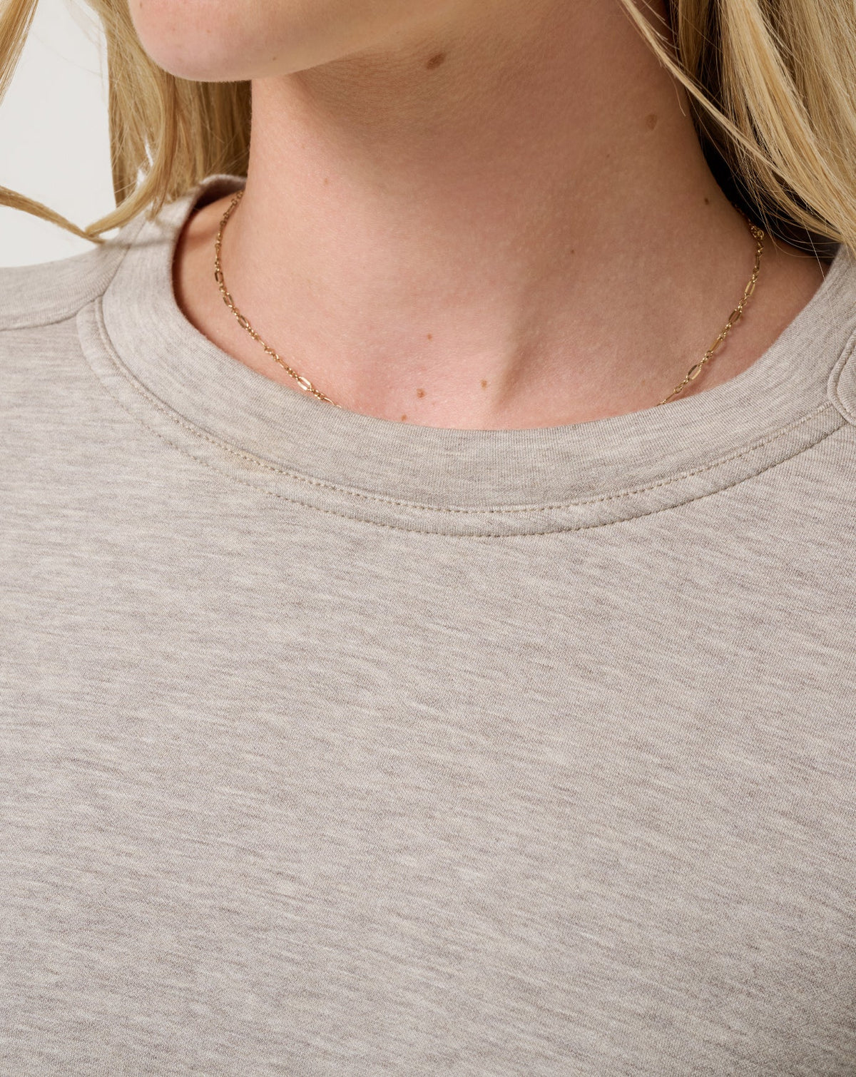 TravisMathew | Cloudscape Pullover - Heather Savannah Tan