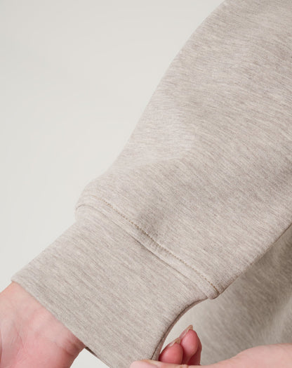 TravisMathew | Cloudscape Pullover - Heather Savannah Tan