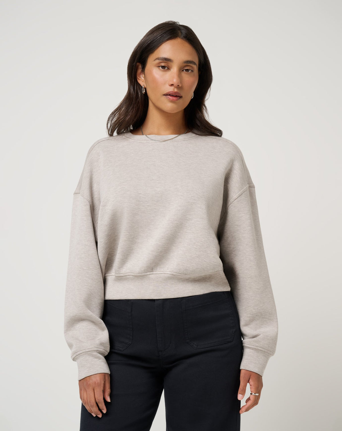 TravisMathew | Cloudscape Pullover - Heather Savannah Tan