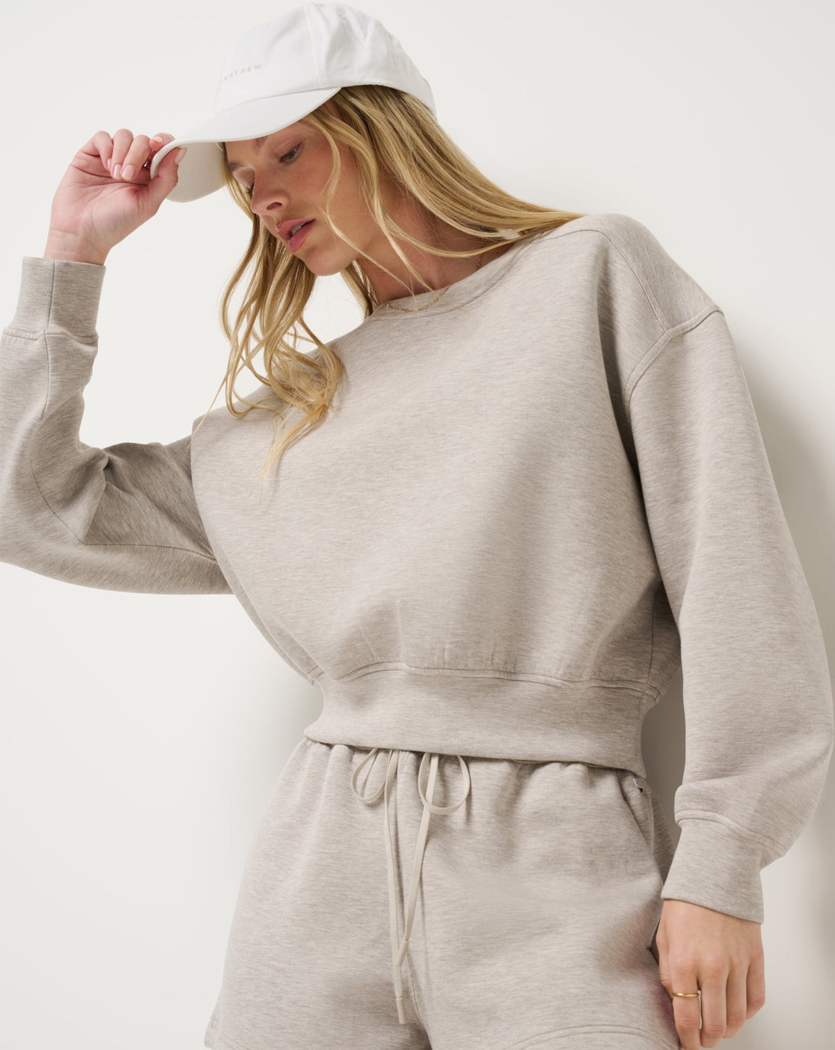 TravisMathew | Cloudscape Pullover - Heather Savannah Tan