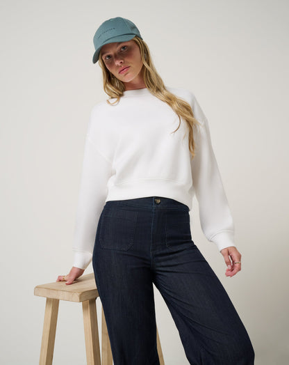 TravisMathew | Cloudscape Pullover - Snow White