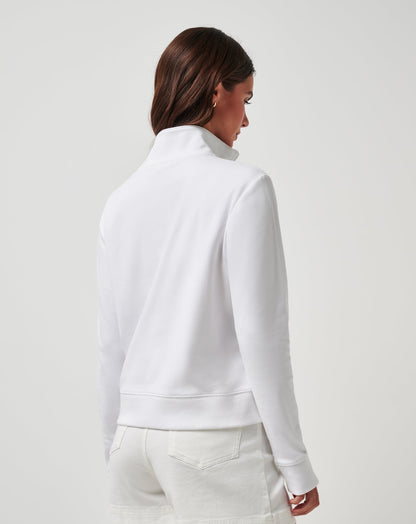 TravisMathew | Tasmin Half Zip - White