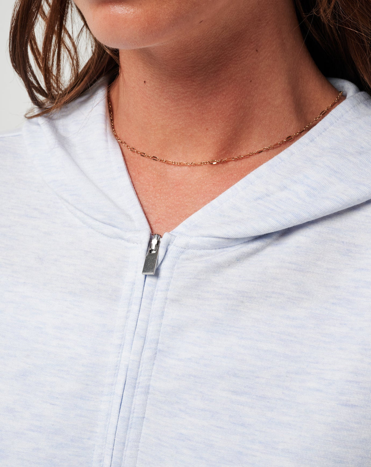 TravisMathew | Cloud Terry Zip Hoodie - Heather Ancient Water