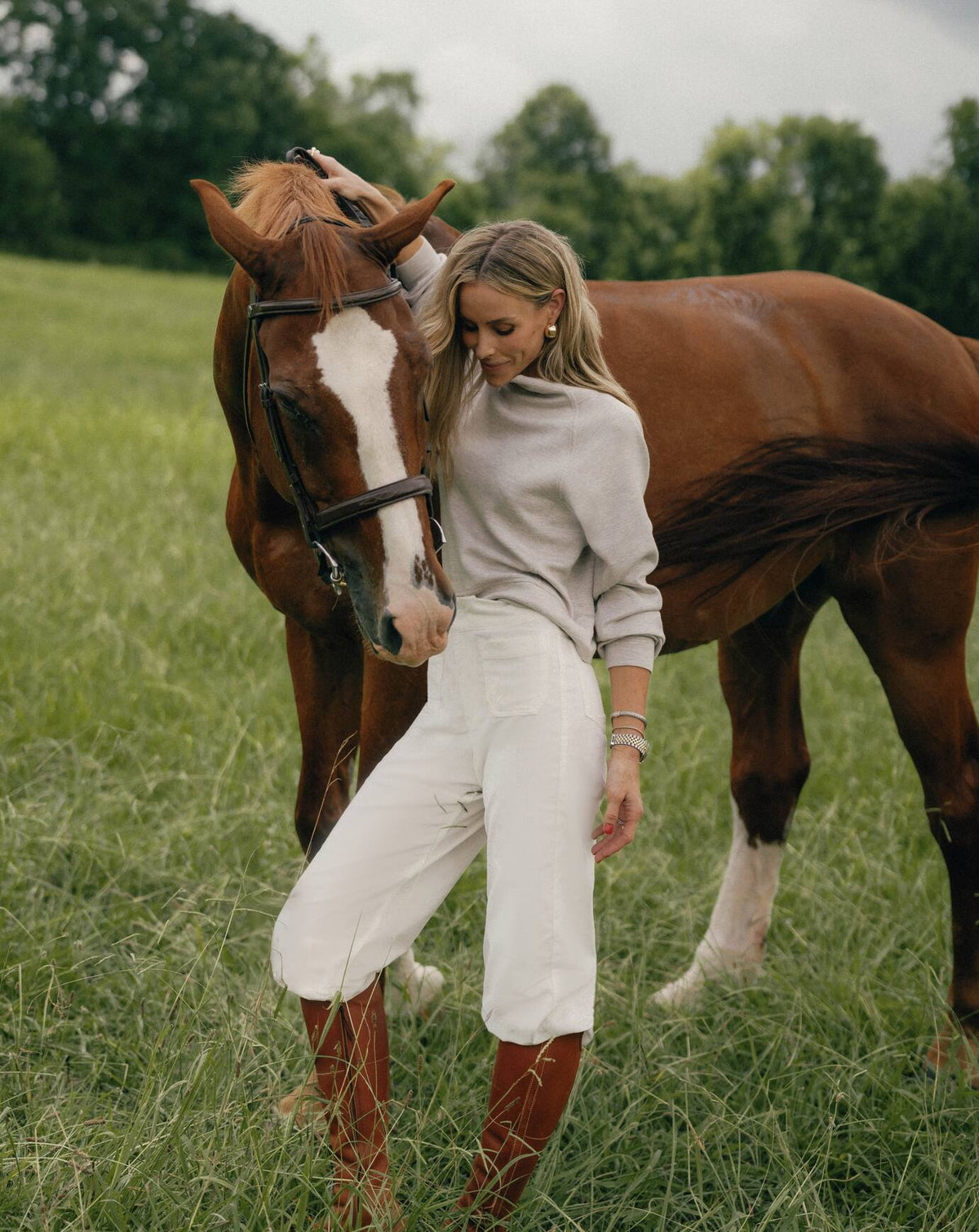 TravisMathew | Skyloft Soft Funnel Neck - Heather Savannah Tan
