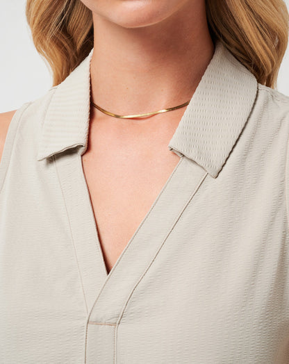 TravisMathew | Timeless Breezeblend Polo - Island Fossil