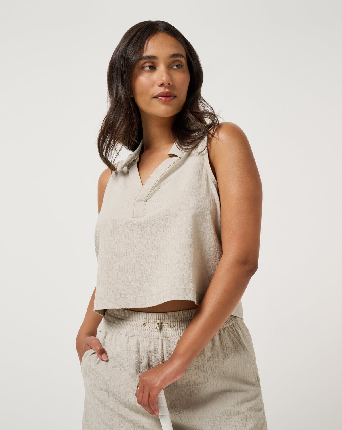 TravisMathew | Timeless Breezeblend Polo - Island Fossil