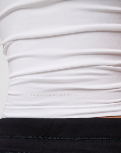 TravisMathew | Skyline Jersey Tank - White