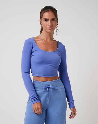 TravisMathew | Solara Cloud Rib Top - Baja Blue