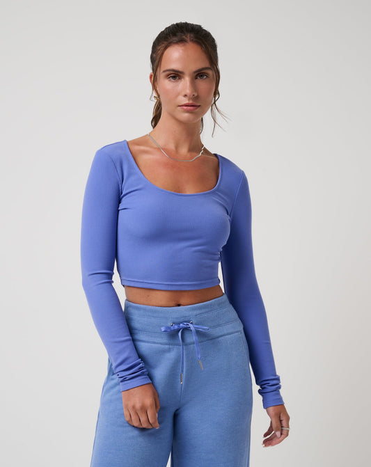 TravisMathew | Solara Cloud Rib Top - Baja Blue