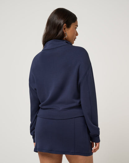 TravisMathew | Skyloft Soft Echo Half Zip - Navy Blazer