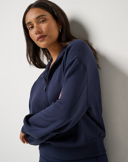 TravisMathew | Skyloft Soft Echo Half Zip - Navy Blazer